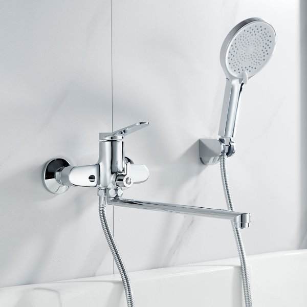 Смеситель для ванны Shevanik S6IO22FW2 хром