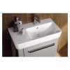 Раковина Geberit Renova Compact 226265000  65  с полочкой слева белая