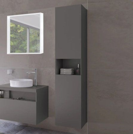 Шкаф-пенал Keuco Stageline 32831290002 40 R инокс матовый