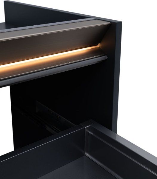 Тумба под раковину Allen Brau Activity 80 1.34012.AM антрацит матовый/олива браш