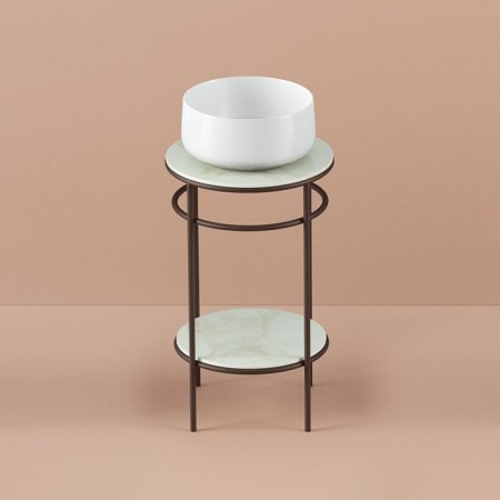 Столешница ArtCeram Vogue TFA011 94 мраморная, calacatta gold