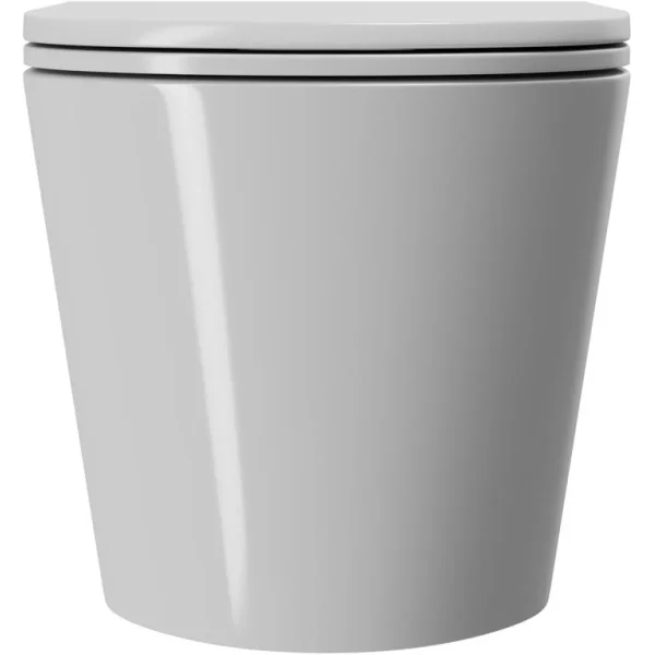 Унитаз подвесной Point Виктория PN41061 безободковый, с сиденьем микролифт, белый