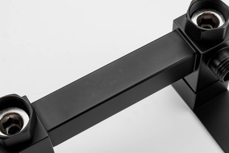 Смеситель с гигиеническим душем Frap F7504-6, однорычажный, черный