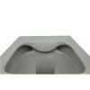 Унитаз подвесной Esbano Tiron-C безободковый, Matt Grey