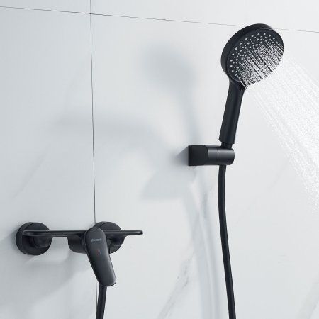 Смеситель  для душа Shevanik S4OR71TI6HSG, Черный