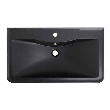 Раковина BelBagno BB1000/455-LV-ART-ALR-NERO 100х45 черный матовый