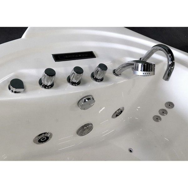 Акриловая ванна Gemy G9071 II O с гидромассажем