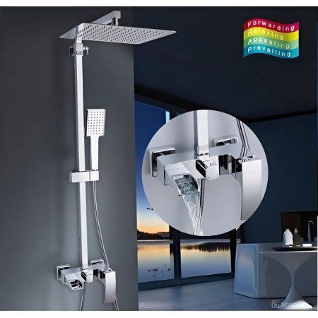 Душевая  система для ванной PVD покрытие Gappo  Jacob G2407-20, хром