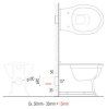 Унитаз приставной Devon&Devon Westminster IBWCWBTW