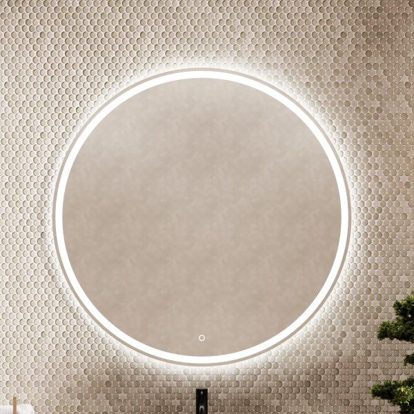 Зеркало для ванной комнаты SANCOS Bella D900 c подсветкой,  BE900