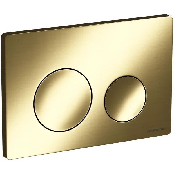 Кнопка смыва Ceramica Nova Balance Circle CN12-001BG для инсталляции, золотой матовый