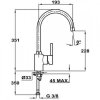 Смеситель Teka Ares 239981200 хром