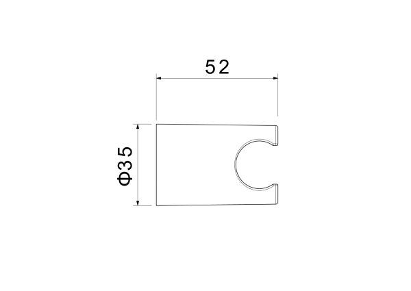 Держатель ручного душа Aquatek AQ2404BG, золото шлифованное