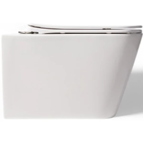 Унитаз подвесной Charus Alva EWC700-114W безободковый, с сиденьем микролифт, белый