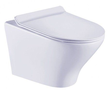 Унитаз подвесной Esbano Aster безободковый, белый