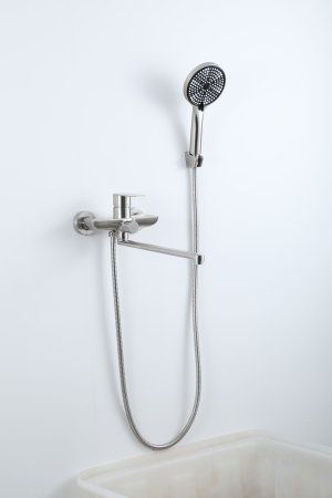 Смеситель для ванны Frap F22806, однорычажный, сатин