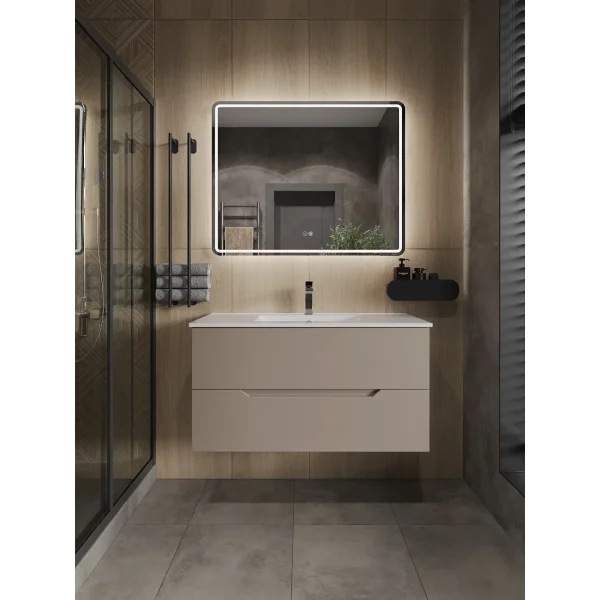 Зеркало Orange Nature ONP-100ZE 100x80 см, с LED-подсветкой, сенсорным выключателем, диммером, антизапотеванием