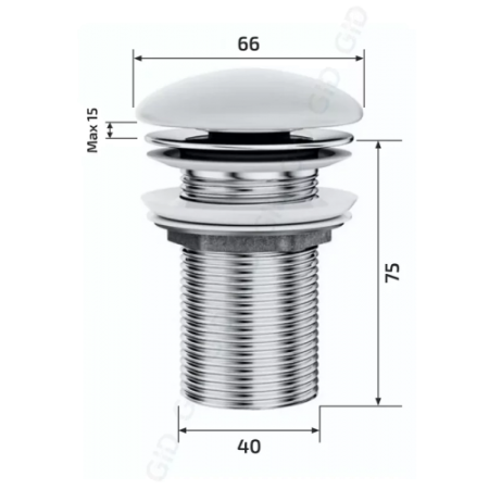 Клик-клак Gid Bl100 72201K