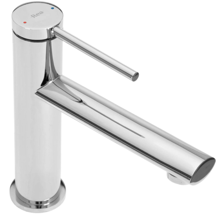Смеситель для раковины (умывальника) REA OVAL CHROME хром низкий, REA-B6514