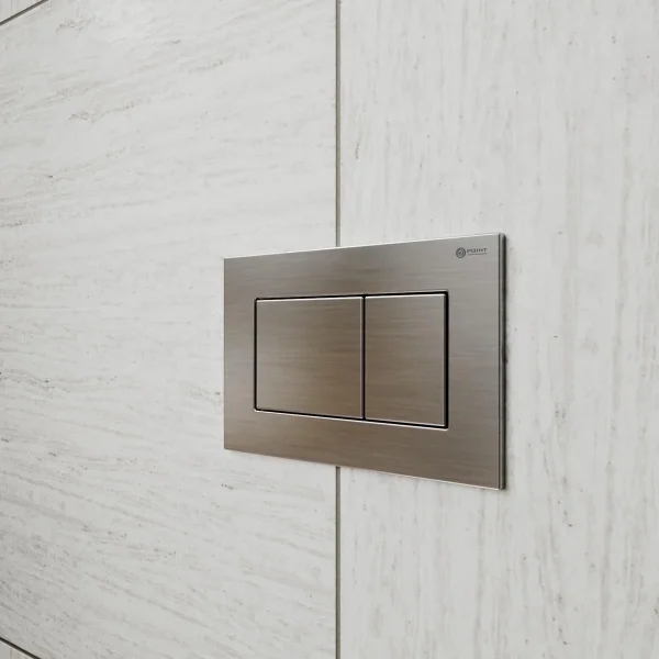 Кнопка смыва Point Ника PN44081SB для инсталляции, нержавеющая сталь