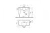 Раковина VitrA Efes 6209B003-0001 100