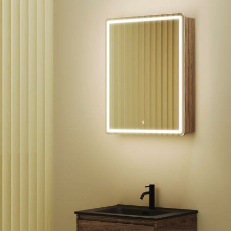 Шкаф-зеркало Sancos Mirror MI60ECH 60 дуб чарльстон