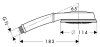 Душевая лейка Hansgrohe Croma 100 Classic 28539000