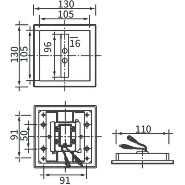 Смывное устройство для писсуара Arrow AGY108-2B сенсорное, питание от батареи, хром/нержавеющая сталь