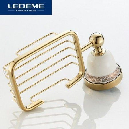 Мыльница Ledeme L3602G-1 золото