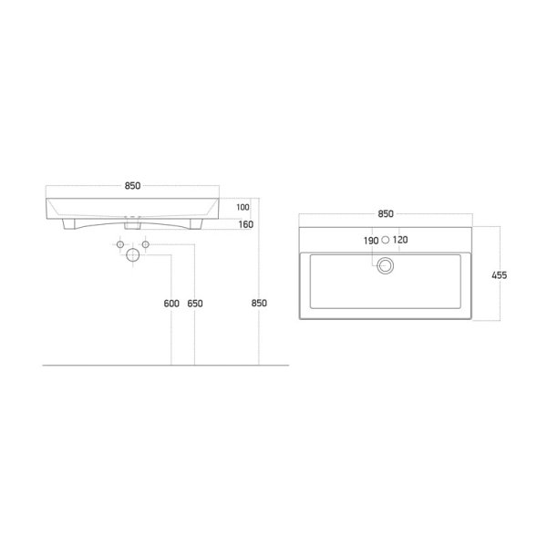 Раковина Dreja Stance 17085-KL