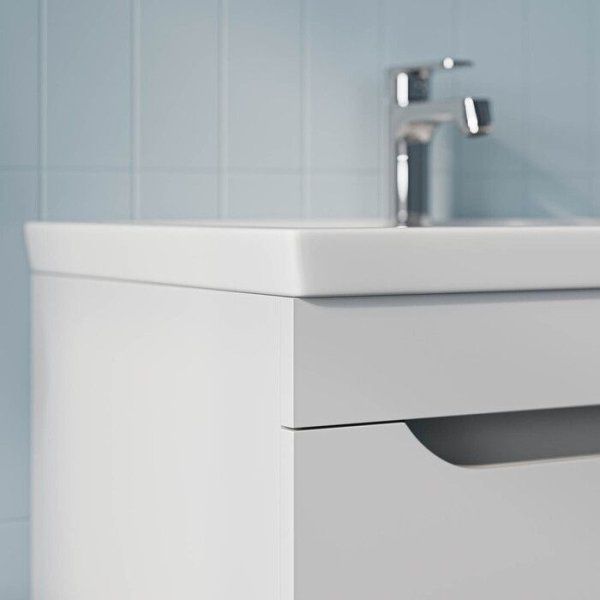 Тумба с умывальником, подвесная, 80 см, белый, Sky, IDDIS, SKY80W0i95K подходит умыв. 4078000i28