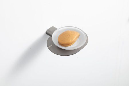 Мыльница стеклянная Gappo G3QQ09GH02TM-9PG оружейная сталь