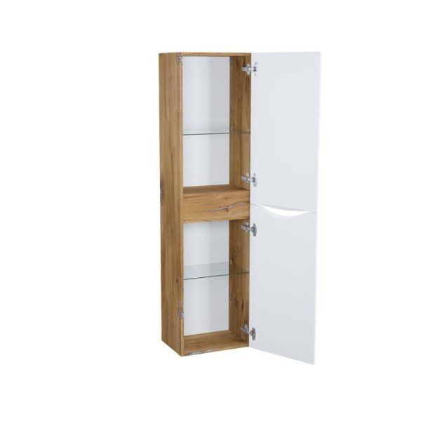 Пенал IDDIS подвесной 40 см белый/золотистый дуб Cloud (CLMPO4SG0YTU0iDP97LS)