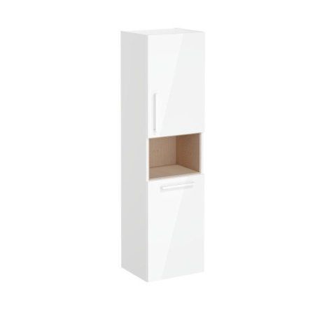 Шкаф-пенал VitrA Root 66231 40 R с корзиной для белья, белый