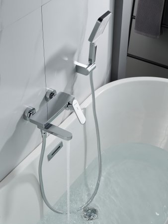 Смеситель для ванны Shevanik S4552, Хром