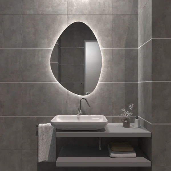 Зеркало MIXLINE "Грейс-ТХ" 700*1000 (ШВ) бесконтактный сенсор,светодиод. подсветка,универсал (555665)