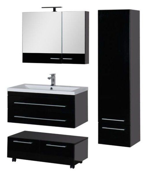 Тумба под раковину Aquanet Нота 00171491 90 черный