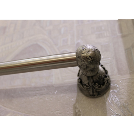 Полотенцедержатель Art&Max Sculpture AM-0687-T серебро