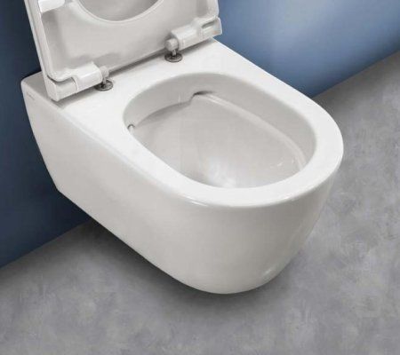 Чаша для унитаза подвесного Hatria Fusion Y1CC01 безободковый