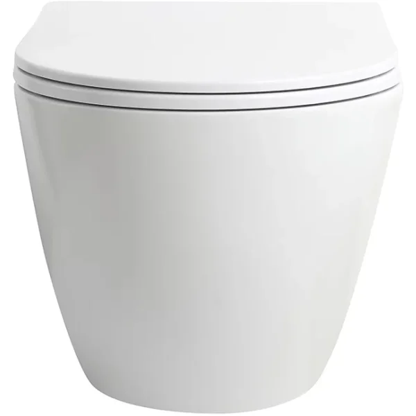 Унитаз подвесной Veconi Ento VEN-52T безободковый, торнадо, с сиденьем микролифт, белый