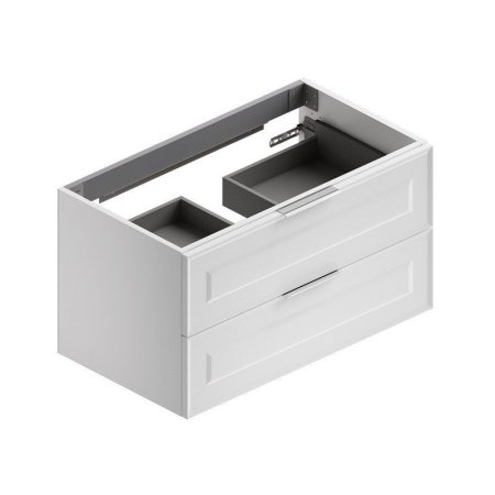 Тумба под раковину Berloni Bagno Suite Vintage SUVBS2C90C/100/SHA.CL 90 белый глянцевый
