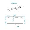 Душевой трап RGW Shower Drain SDR-20B 80
