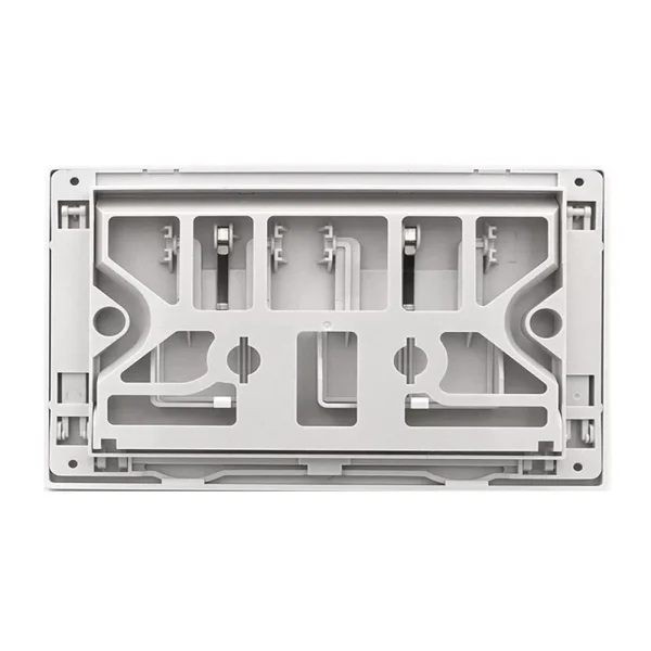 Кнопка смыва для инсталляции Vieir VRQ62A-F механическая белый матовый -квадратные клавиши