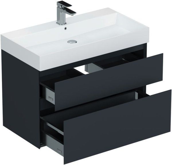 Тумба под раковину Allen Brau Infinity 85 1.210026.AM антрацит матовый