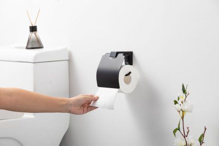 Держатель туалетной бумаги Frap F3YQ06QP03FC-6CO, черный