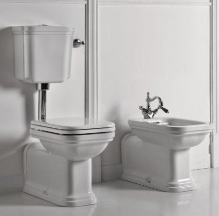 Унитаз Kerasan Waldorf приставной, белый