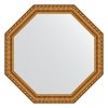 Зеркало Evoform Octagon BY 3984 65x65 золотой акведук