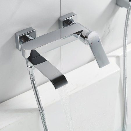 Смеситель для ванны однорычажный  Shevanik S4102, Хром