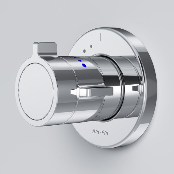 Смеситель с термостатом монтируемый в стену на 1 потребителя AM.PM X-Joy F85A65600