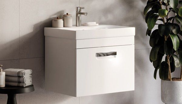 Тумба Velvex подвесная Estea 60.1Y, белый матовый (tp.EST.MOD.60.1Y)